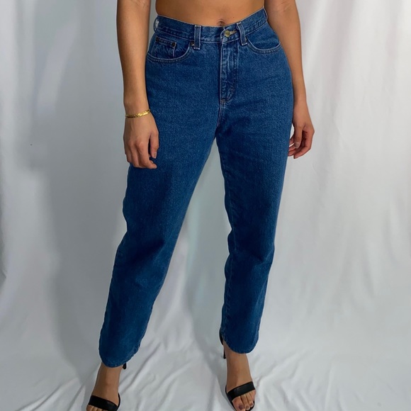 ll bean high waisted jeans